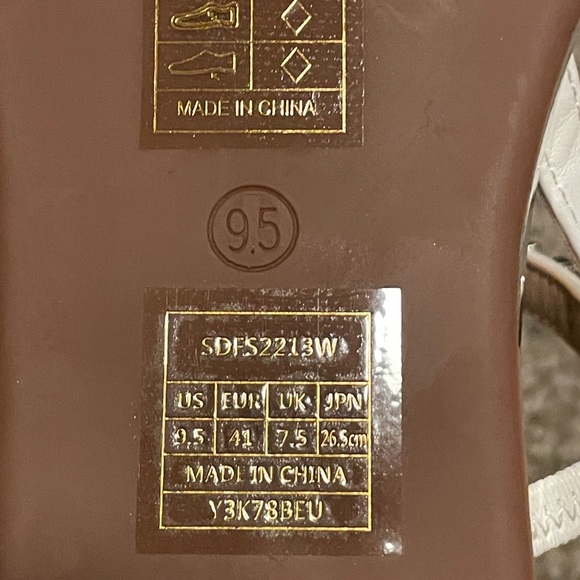 DREAM PAIRS Summer Shoes Strappy Rhinestone Open Toe Flat Sandals - Picture 4 of 9